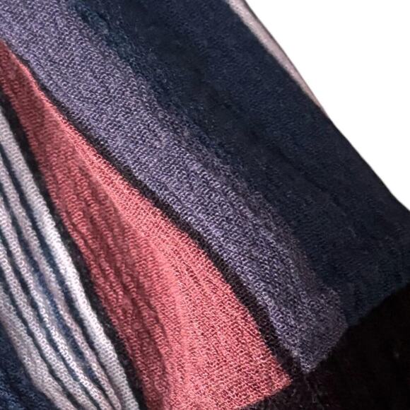 Chloe & Katie Striped Zip Up Bomber Jacket Spring Wear Vintage Inspired - Picture 3 of 6